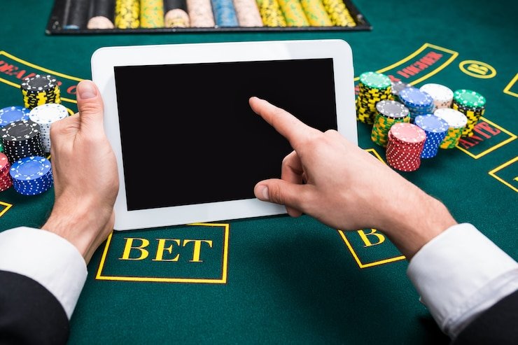 Layar login ova bet dengan opsi masuk cepat dan daftar akun baru